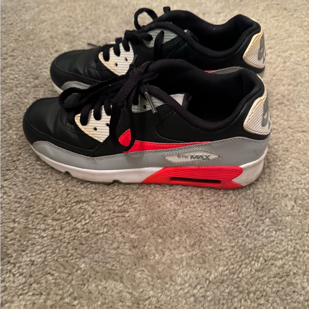 Nike Gs Air Max 90 Leather Boys 7y Preowned